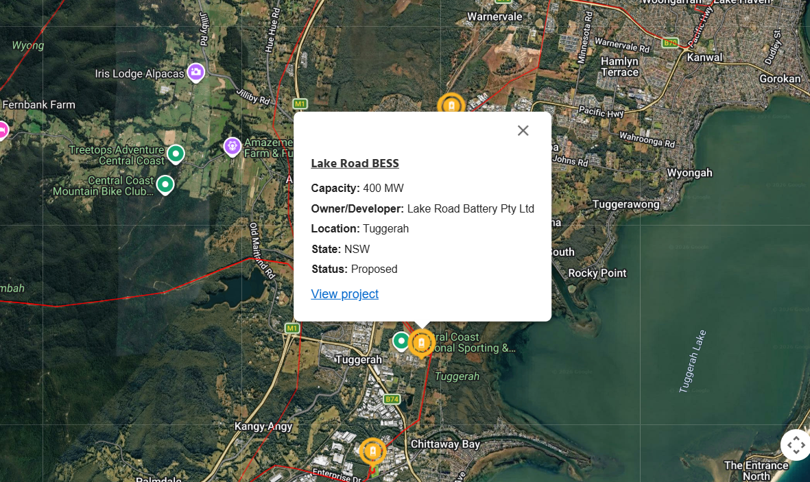 Tuggerah Sub-station attracts second battery proposal